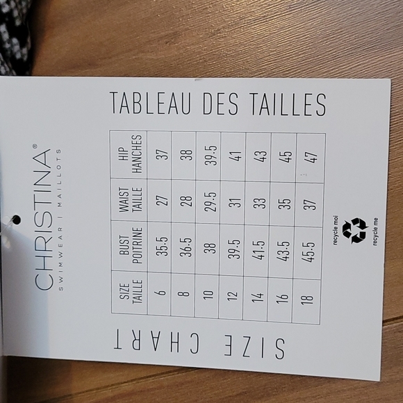 Nwt CHRISTINA tankini - Picture 6 of 6